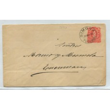 ARGENTINA 1890 ENTERO POSTAL CON MATASELLO SIMOCA TUCUMAN