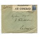 ARGENTINA 1916 SOBRE CON MATASELLO ESTAFETA FERROCARRIL F.C.B.A.P. 2 CIRCULADO A HOLANDA CON CENSURA