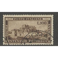 ITALIA Yv. 537 ESTAMPILLA USADA LA REPUBLICA