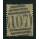 INGLATERRA 1867 Yv. 35 ESTAMPILLA USADA 200 EUROS