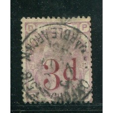 INGLATERRA 1883 Yv. 74 ESTAMPILLA USADA RARA 150 EUROS