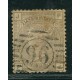 INGLATERRA 1880 Yv. 64 NUMERO DE PLANCHA 17 ESTAMPILLA USADA 65 EUROS