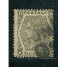 INGLATERRA 1872 Yv. 48 ESTAMPILLA USADA 175 EUROS