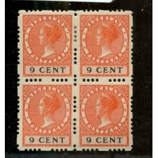 HOLANDA 1926 Yv. 175aB CUADRO DE ESTAMPILLAS CON VARIEDAD DENTADO INCOMPLETO NUEVAS DOS MINT 52 EUROS