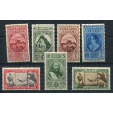 ITALIA Yv. A 032/8 SERIE COMPLETA DE ESTAMPILLAS NUEVAS 45 EUROS SASSONE 66 EUROS