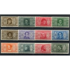 ITALIA Yv. 283/94 SERIE COMPLETA DE ESTAMPILLAS NUEVAS 85 EUROS SASSONE 120 EUROS