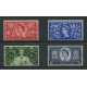 INGLATERRA 1953 Yv. 279/82 SERIE COMPLETA DE ESTAMPILLAS NUEVAS MINT