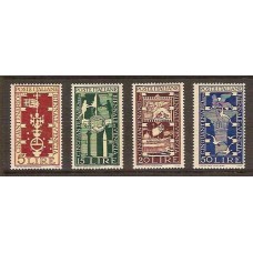 ITALIA Yv. 532/5 SERIE COMPLETA DE ESTAMPILLAS NUEVAS MINT 120 EUROS