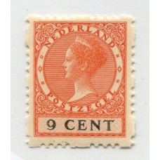 HOLANDA 1926 Yv. 175aB ESTAMPILLA CON VARIEDAD DENTADO INCOMPLETO NUEVA 9 EUROS