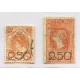 HOLANDA 1920 Yv. 96/7 SERIE COMPLETA DE ESTAMPILLAS USADAS, RARAS Y DE LUJO 300 EUROS