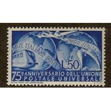 ITALIA Yv. 538 ESTAMPILLA NUEVA MINT TRENES 96 EUROS