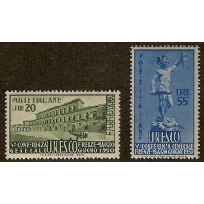 ITALIA Yv. 556/7 SERIE COMPLETA DE ESTAMPILLAS NUEVAS MINT