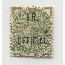 INGLATERRA 1882 Yv. SERVICIO OFICIAL 01 ESTAMPILLA USADA 25 EUROS