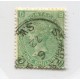 INGLATERRA 1867 Yv. 37 NUMERO DE PLANCHA 5 ESTAMPILLA USADA 30 EUROS