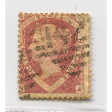 INGLATERRA 1870 Yv. 50 ESTAMPILLA USADA 60 EUROS