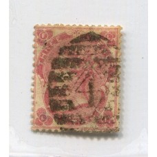 INGLATERRA 1862 Yv. 21 ESTAMPILLA USADA 250 EUROS