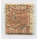 INGLATERRA 1867 Yv. 36 ESTAMPILLA USADA 300 EUROS