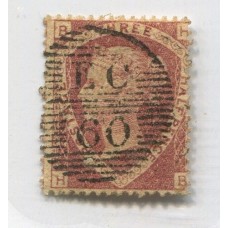 INGLATERRA 1870 Yv. 50 ESTAMPILLA USADA 60 EUROS