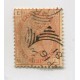 INGLATERRA 1880 Yv. 66 NUMERO DE PLANCHA 13 ESTAMPILLA USADA 130 EUROS