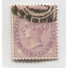 INGLATERRA 1881 Yv. 72 ESTAMPILLA USADA 30 EUROS