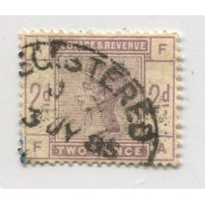 INGLATERRA 1883 Yv. 78 ESTAMPILLA USADA 75 EUROS