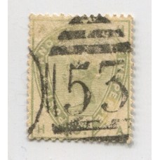 INGLATERRA 1883 Yv. 82 ESTAMPILLA USADA 200 EUROS