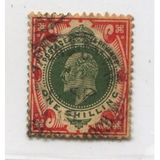 INGLATERRA 1902 Yv. 117 ESTAMPILLA USADA 30 EUROS