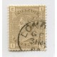 INGLATERRA 1880 Yv. 64 NUMERO DE PLANCHA 17 ESTAMPILLA USADA 65 EUROS