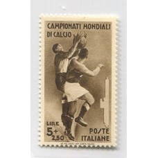 ITALIA Yv. 343 ESTAMPILLA NUEVA MINT !!! FUTBOL VALOR FINAL DE LA SERIE 210 EUROS