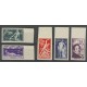 MONACO 1948 Yv. 314/8 SERIE COMPLETA DE ESTAMPILLAS NUEVAS SIN DENTAR 55 EUROS