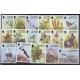 ALDERNEY SERIE COMPLETA MINT AVES CONEJOS FLORES MARIPOSAS