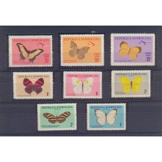 REPUBLICA DOMINICANA SERIE COMPLETA MINT MARIPOSAS MUY LINDA