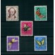 SUIZA 1954 MARIPOSAS SERIE COMPLETA NUEVA MINT 