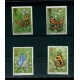 INGLATERRA MARIPOSAS FLORES SERIE COMPLETA NUEVA MINT