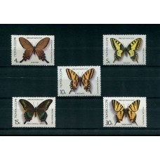 RUSIA MARIPOSAS FAUNA SERIE COMPLETA NUEVA MINT