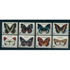 RWANDA MARIPOSAS SERIE COMPLETA NUEVA MINT