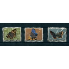 CHIPRE MARIPOSAS SERIE COMPLETA NUEVA MINT