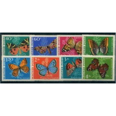 HUNGRIA MARIPOSAS SERIE COMPLETA ESTAMPILLAS NUEVAS MINT