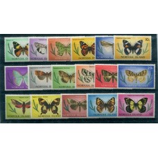 NORFOLK MARIPOSAS SERIE COMPLETA NUEVA MINT