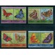 TUVALU MARIPOSAS Y FLORES SERIE COMPLETA NUEVA MINT