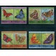 TUVALU MARIPOSAS Y FLORES SERIE COMPLETA NUEVA MINT