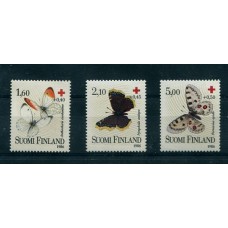 FINLANDIA MARIPOSAS SERIE COMPLETA NUEVA MINT