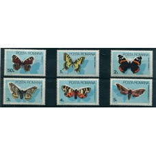 RUMANIA MARIPOSAS SERIE COMPLETA NUEVA MINT