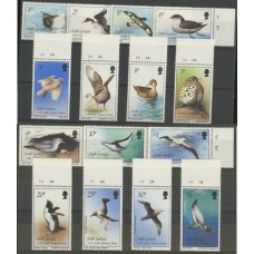 MALVINAS 1987 DEPENDENCIAS SERIE MINT FAUNA MARINA AVES ANIMALES