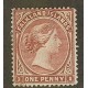 MALVINAS 1882 Yv. 5a CON FILIGRANA ACOSTADA NUEVO CON GOMA EUROS 75