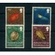 MALVINAS 1983 DEPENDENCIAS FAUNA MARINA SERIE COMPLETA DE ESTAMPILLAS MINT