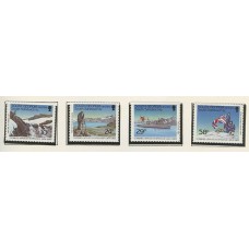 MALVINAS 1989 GEORGIA DEL SUR SERIE MINT EXPEDICION GLACIARES BARCOS