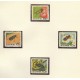 COREA DEL NORTE 1963 INSECTOS FLORES SERIE COMPLETA DE ESTAMPILLAS MINT