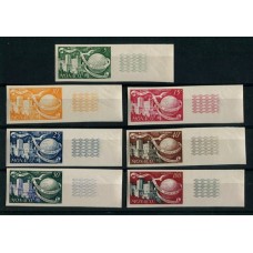 MONACO 1949 Yv. 332/3 + AEREO 45/8 SERIE COMPLETA DE ESTAMPILLAS NUEVAS MINT SIN DENTAR 87 EUROS