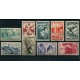 MONACO 1948 Yv. 319/23 + AEREO 32/5 SERIE COMPLETA DE ESTAMPILLAS USADAS DEPORTES, RARA 111,7 EUROS